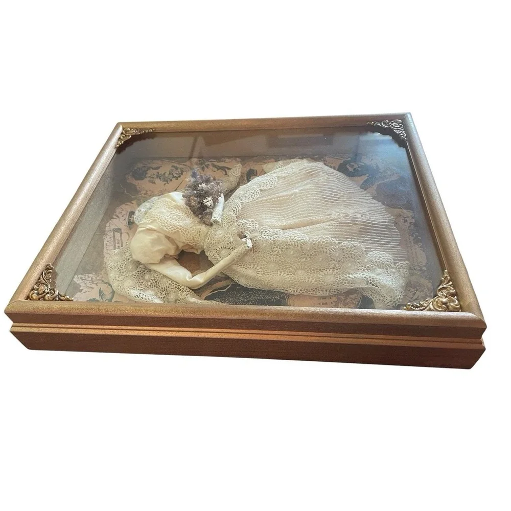 Lorella Collections‎ Garden Angel Shadow Box Victorian Styled Framed Number 12